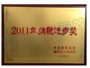 2011年納稅進步獎